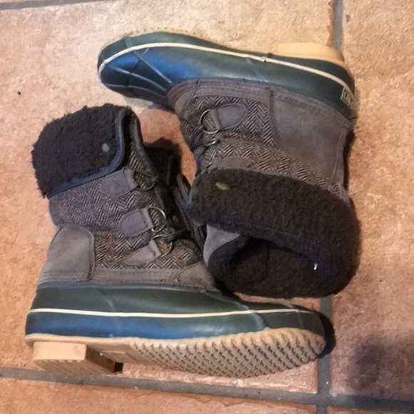 ABOUND BROWN LEATHER WINTER BOOTS SIZE 7M - Picture 13 of 16